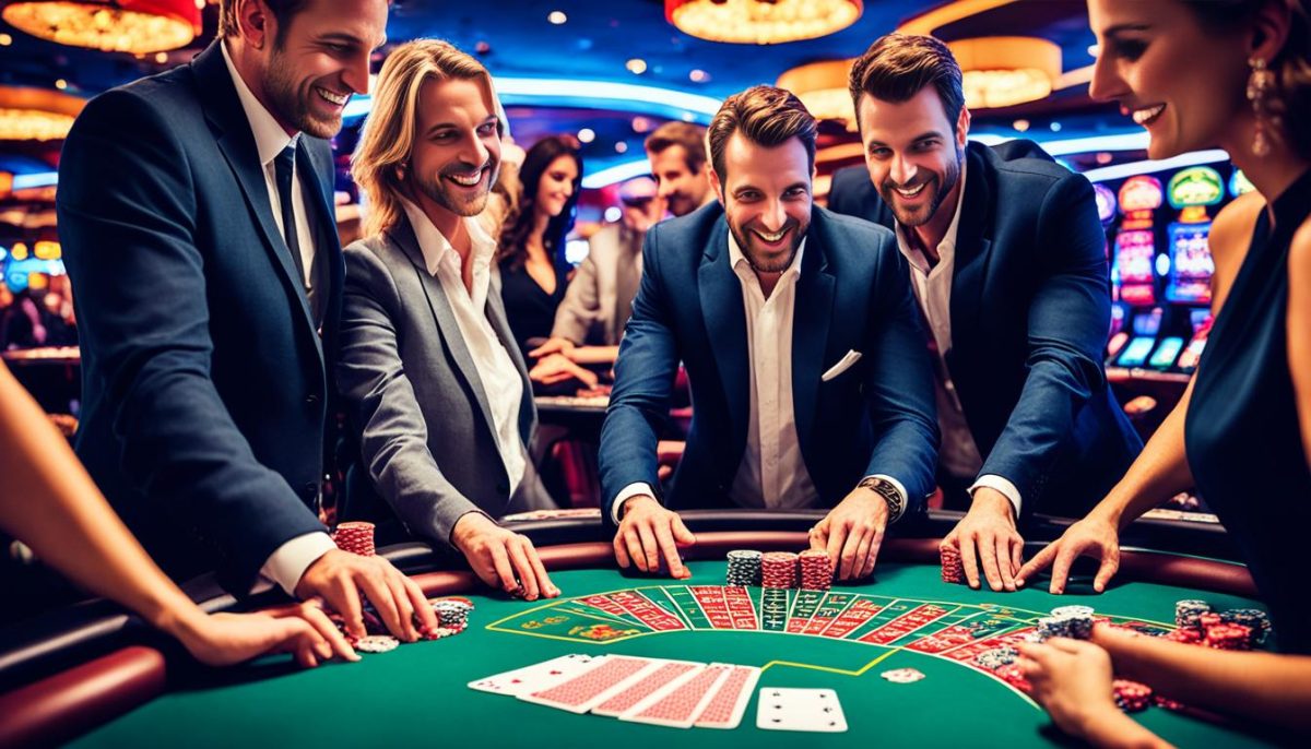 Interaksi Pemain-Dealer dalam Permainan Kasino